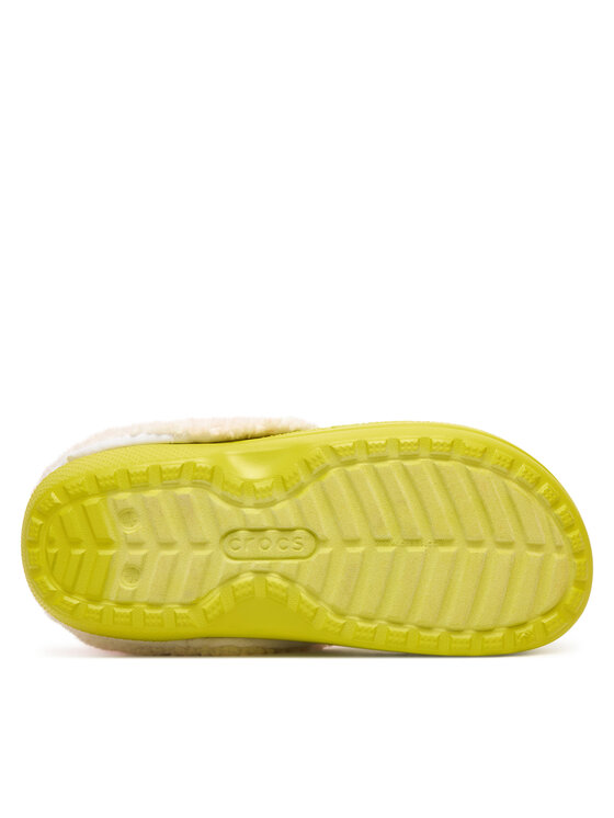Crocs Crocs Шльопанці Classic Lined Clog 211688 Зелений