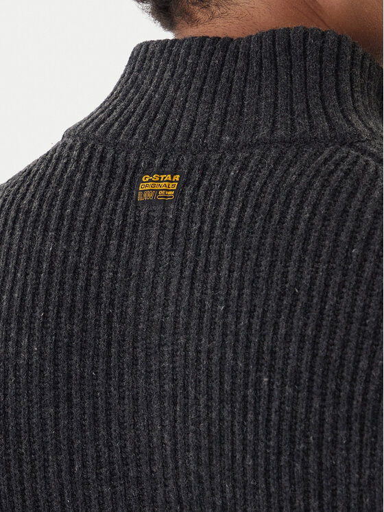G-Star Raw G-Star Raw Sweater Essential D23938-E212 Szürke Regular Fit