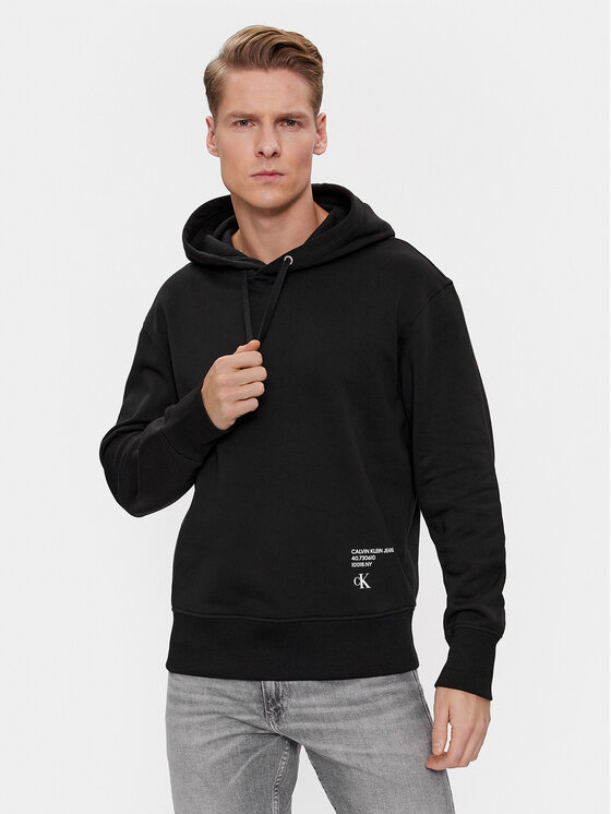 Calvin Klein Jeans Calvin Klein Jeans Μπλούζα Modern Metals J30J324631 Μαύρο Regular Fit