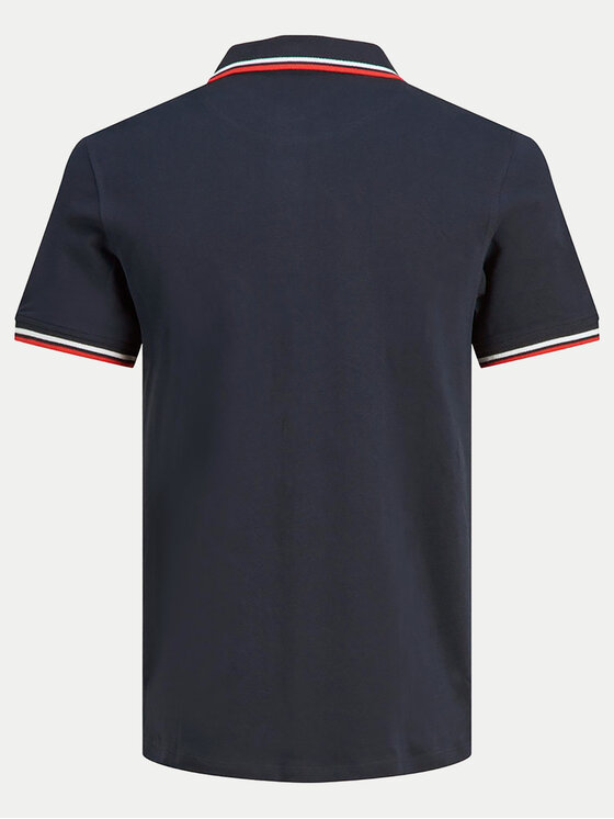 Jack&Jones Jack&Jones Pólóing Paulos 12136668 Sötétkék Slim Fit