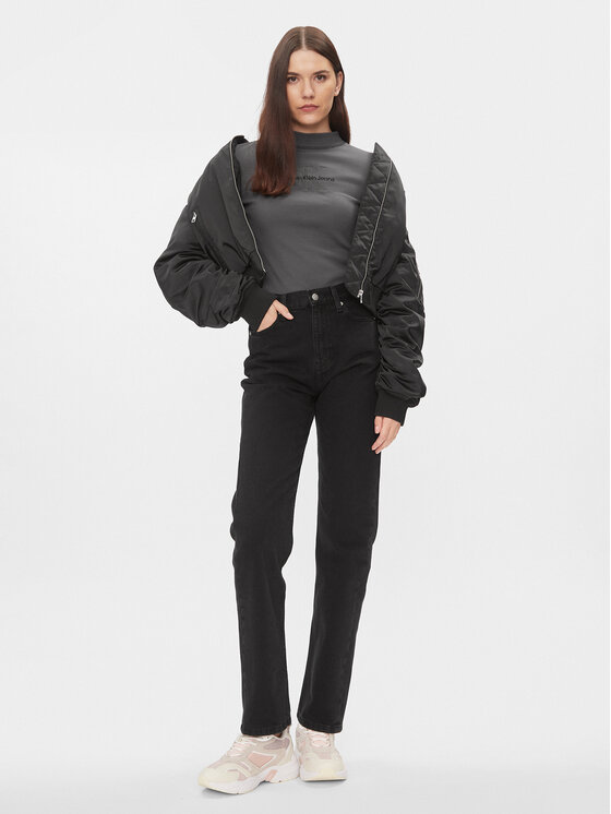 Calvin Klein Jeans Calvin Klein Jeans Blugi J20J221243 Negru Straight Fit