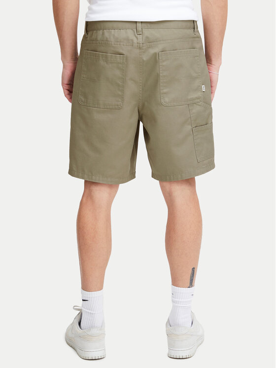 Solid Solid Шорти от плат Alann 21108215 Зелен Relaxed Fit