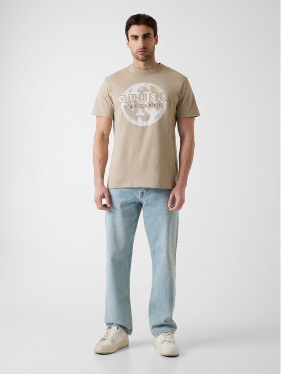 Guess Guess T-Shirt 182171 Béžová Classic Fit