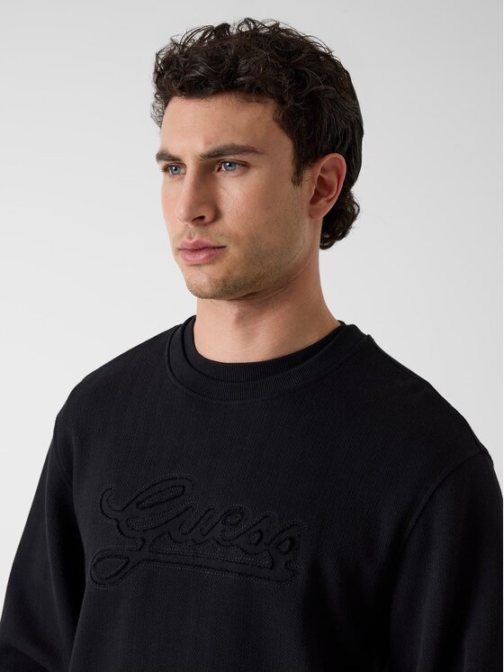 Guess Guess Bluza 181956 Czarny Classic Fit