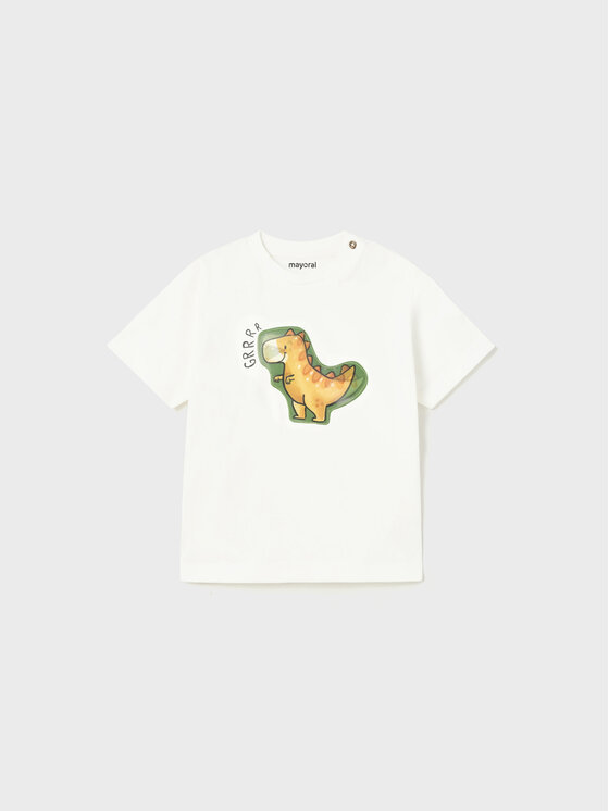 Mayoral Mayoral T-särk 1028 Valge Regular Fit
