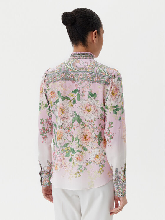 Hale Bob Hale Bob Hemd with silk Hanna 4YPR252A Rosa Regular Fit