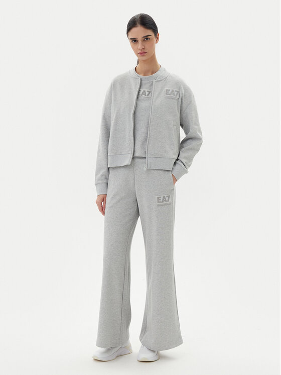 EA7 Emporio Armani EA7 Emporio Armani Mikina 7W000178 AF12473 O8002 Sivá Regular Fit