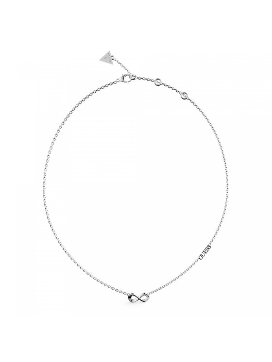 Guess Guess Naszyjnik JUBN03400JWRHT/U Srebrny