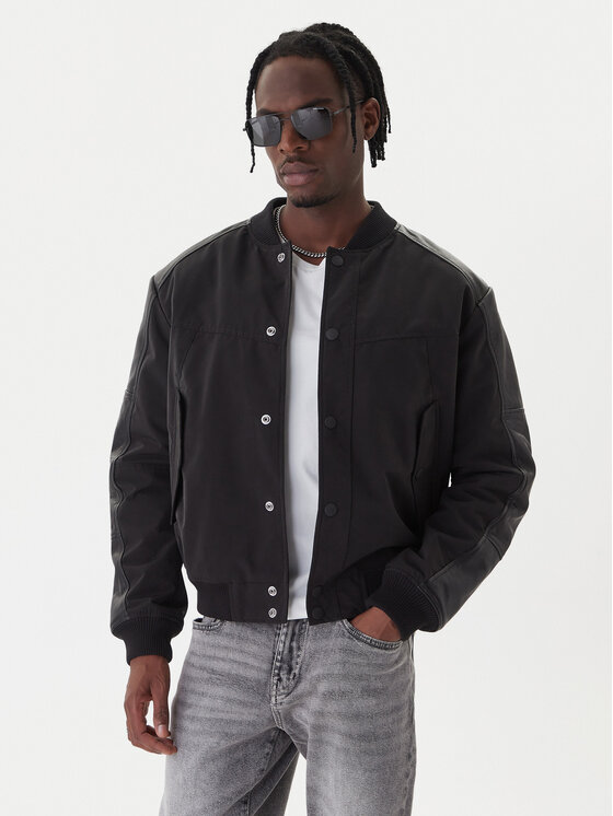 G-Star Raw G-Star Raw Bunda bomber Varsity D26928 C408 Černá Regular Fit