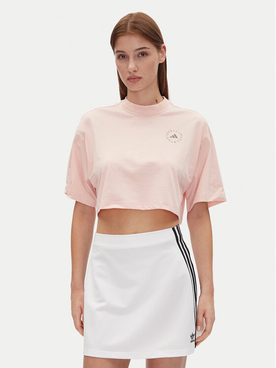 adidas by Stella McCartney Tričko Stella McCartney JJ0081 Ružová Oversize