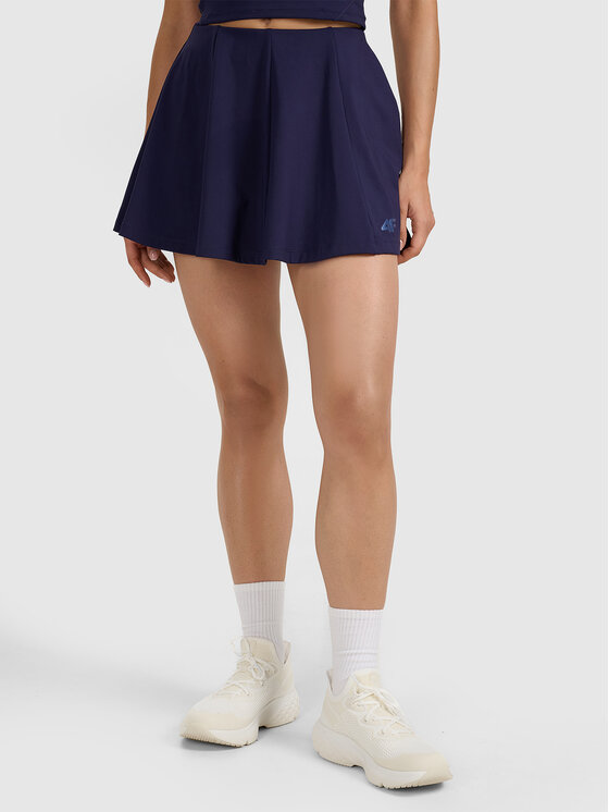 4F 4F Spódnica ołówkowa PREMIUM CLUB Granatowy Slim Fit