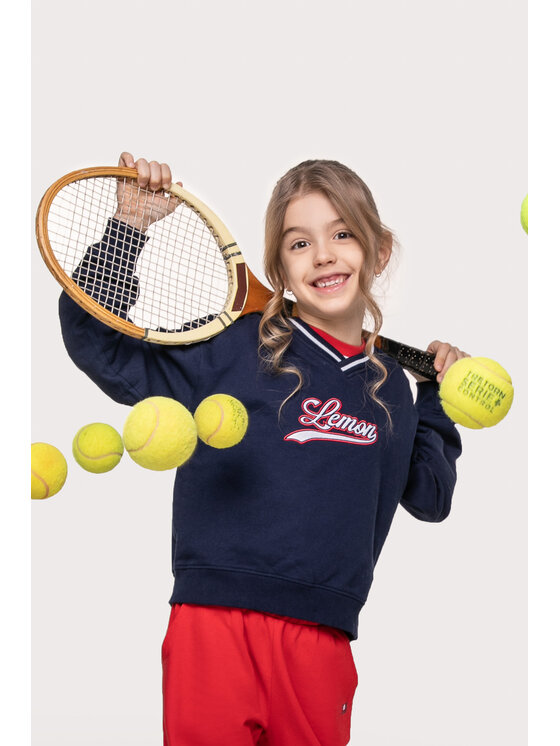 Lemon Explore Lemon Explore Bluza WL3132102CPG-015 Granatowy Regular Fit