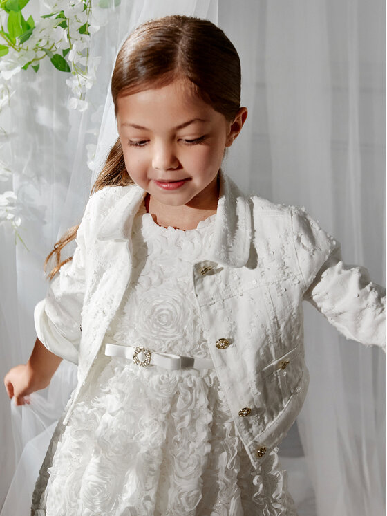 Abel & Lula Abel & Lula Farmer kabát 5395 Fehér Regular Fit