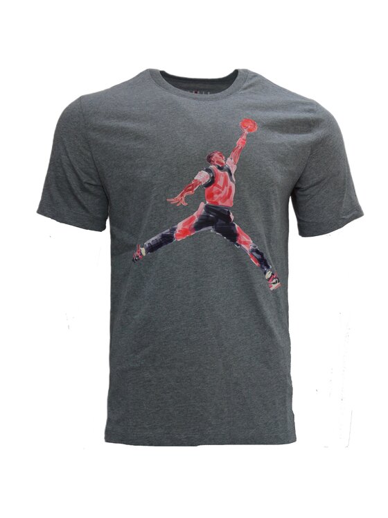 Nike Nike T-Shirt Brand Graphic Szary Standard Fit