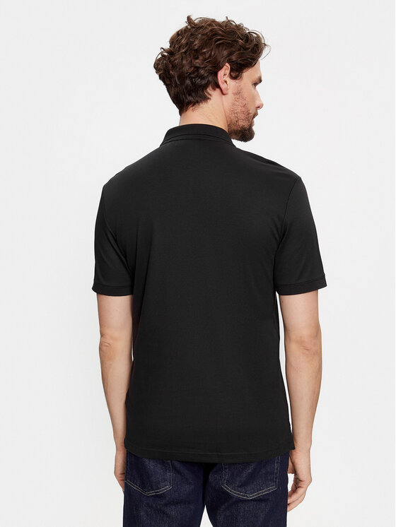 Calvin Klein Calvin Klein Polo Smooth Cotton Slim Polo K10K111657 Crna Regular Fit