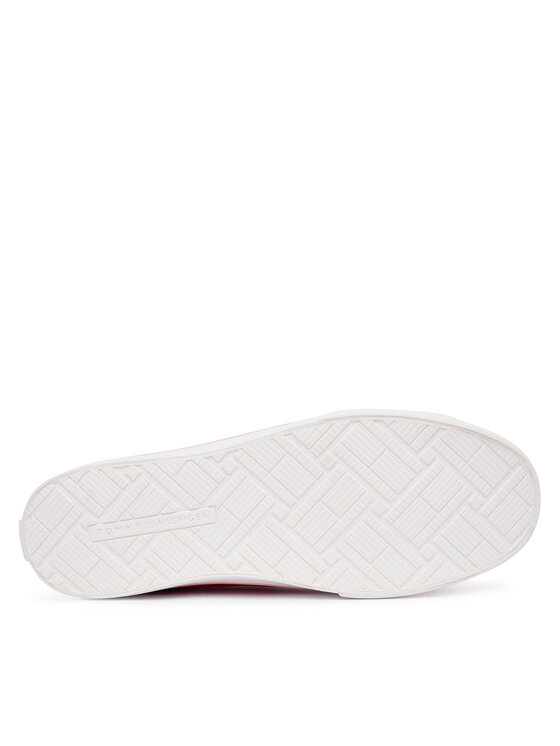 Tommy Hilfiger Tommy Hilfiger Tenisice Th Low Vulc FW0FW09390 Crvena