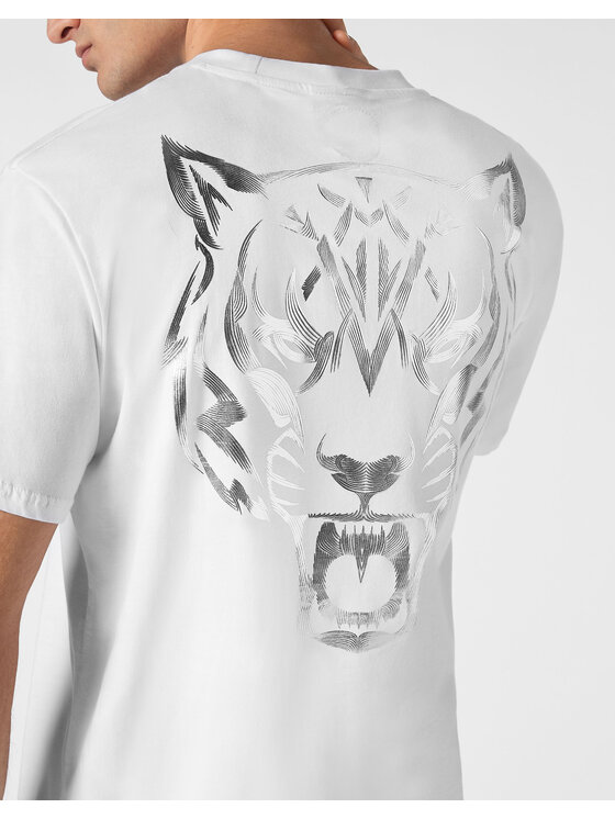Plein Sport Plein Sport T-Shirt 13041 Biały Regular Fit