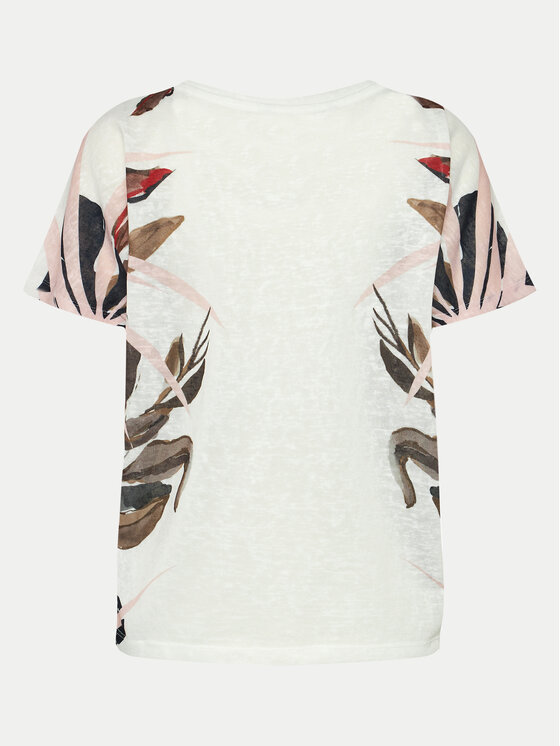 TATUUM Tatuum T-Shirt Adella T2407.045 Écru Regular Fit