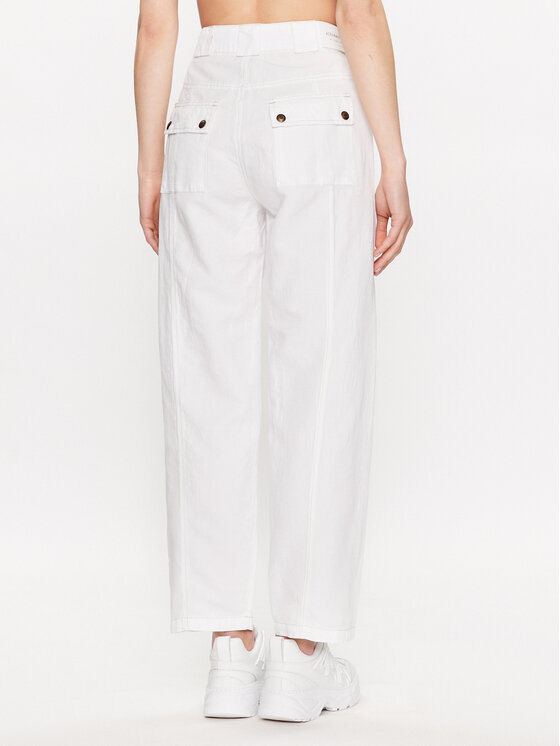 Aeronautica Militare Aeronautica Militare Pantaloni di tessuto 231PA1534DCT3118 Bianco Regular Fit