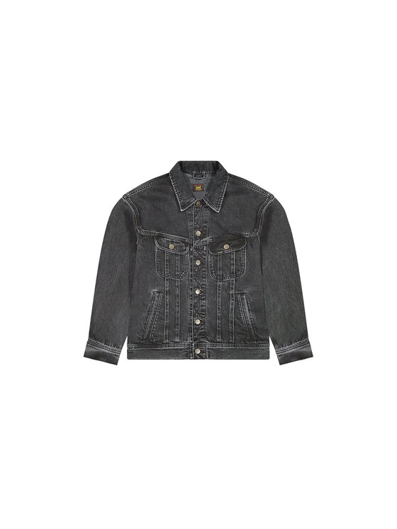 Lee Lee Kurtka jeansowa 112376447 Szary Regular Fit