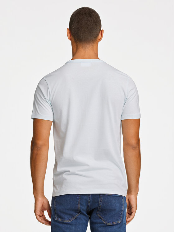 Lindbergh Lindbergh T-Shirt 30-400200 Błękitny Relaxed Fit