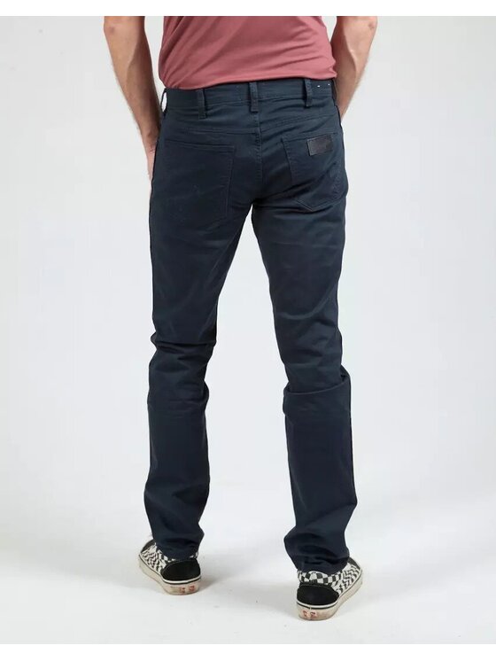 Wrangler Wrangler Spodnie materiałowe GREENSBORO Niebieski Straight Fit