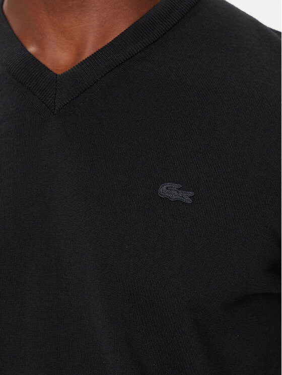 Lacoste Lacoste Πουλόβερ AH1990 Μαύρο Regular Fit