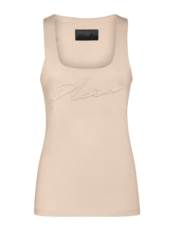 PHILIPP PLEIN PHILIPP PLEIN Tank top 7397 Beżowy