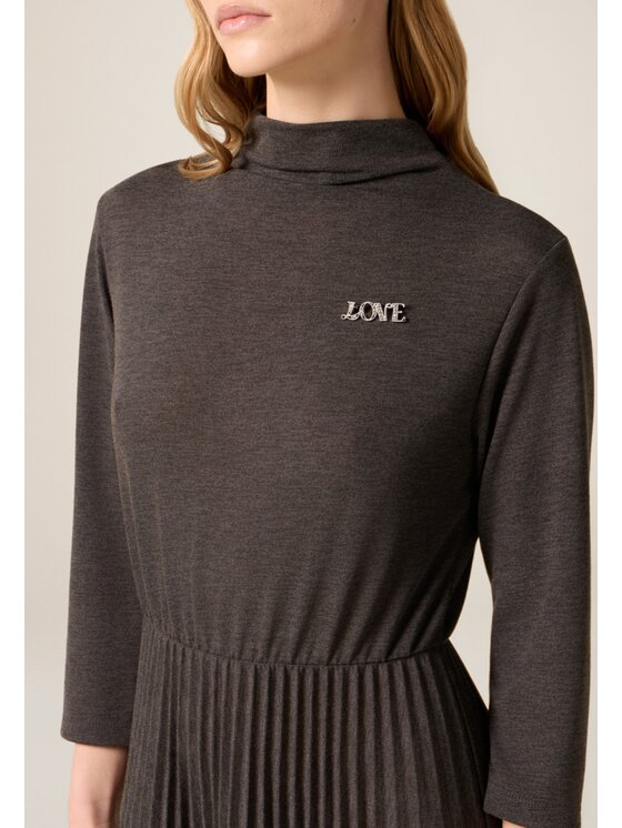 Oltre Oltre Vestito 7072J000959N013 Grigio A-Line Fit