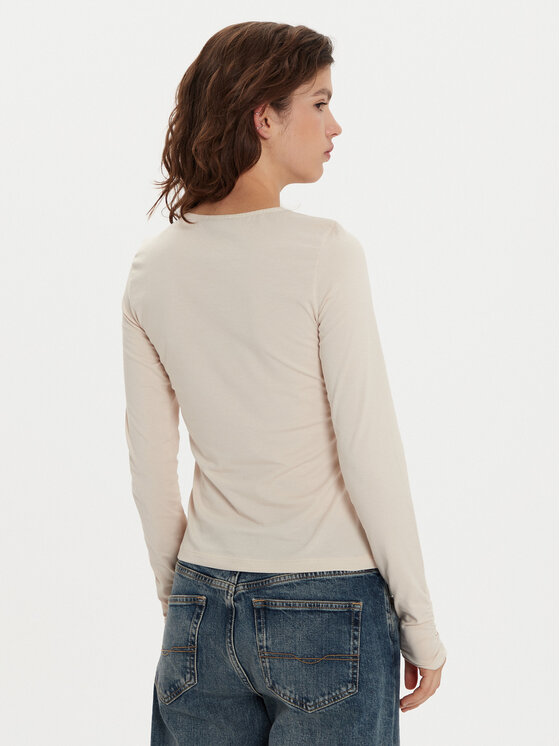 Sisley Sisley Rollkragenpullover 3903L200S Beige Slim Fit