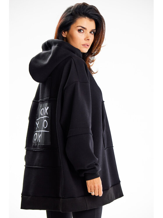 Infinite You Infinite You Felpa M332 Nero Basic Fit