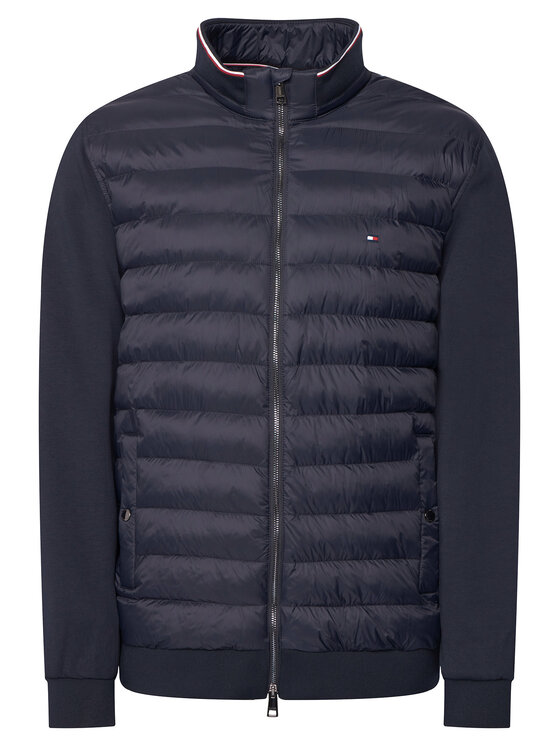 Tommy Hilfiger Tommy Hilfiger Átmeneti kabát Mix Media Ess MW0MW41329 Sötétkék Regular Fit