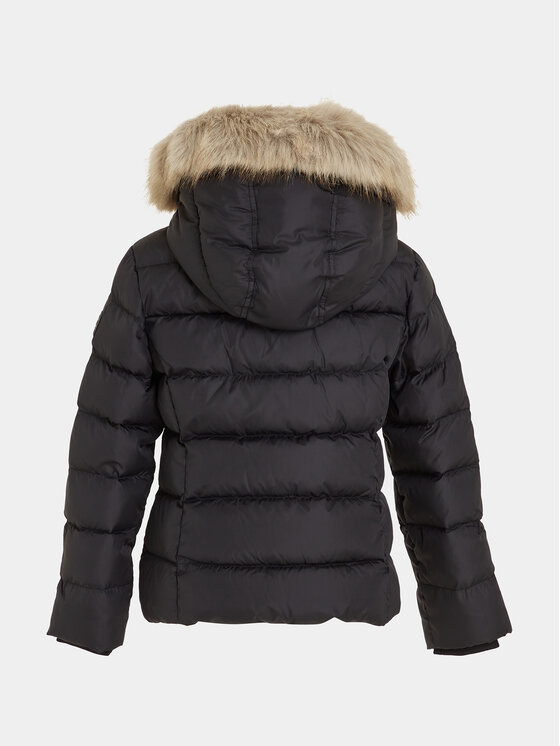 Tommy Hilfiger Tommy Hilfiger Pernata jakna Essential KG0KG07399 S Crna Regular Fit