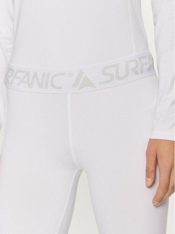 Surfanic Surfanic Bielizna termoaktywna dolna SWX2603 Biały Slim Fit