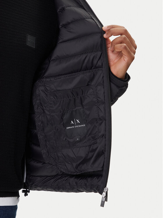 Armani Exchange Armani Exchange Kurtka puchowa XM001919 AF16927 UC001 Czarny Regular Fit