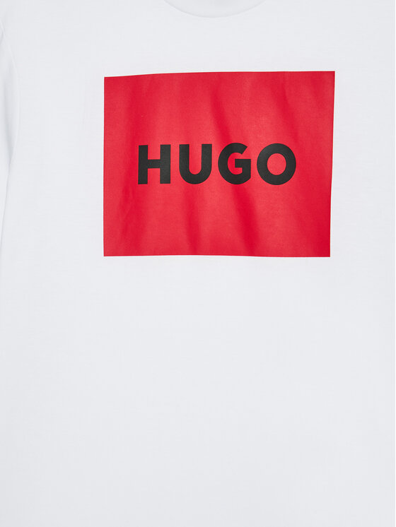 HUGO Hugo Tricou G00144 D Alb Regular Fit