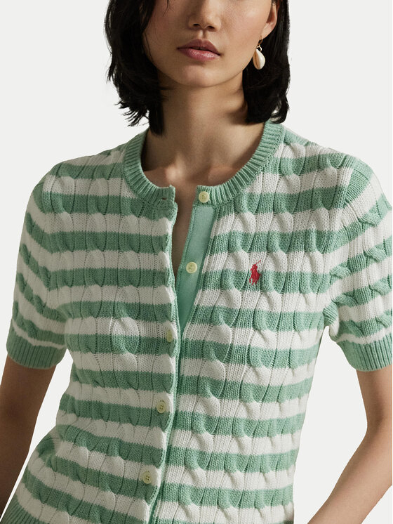 Polo Ralph Lauren Polo Ralph Lauren Kardigan 211965757001 Zielony Slim Fit