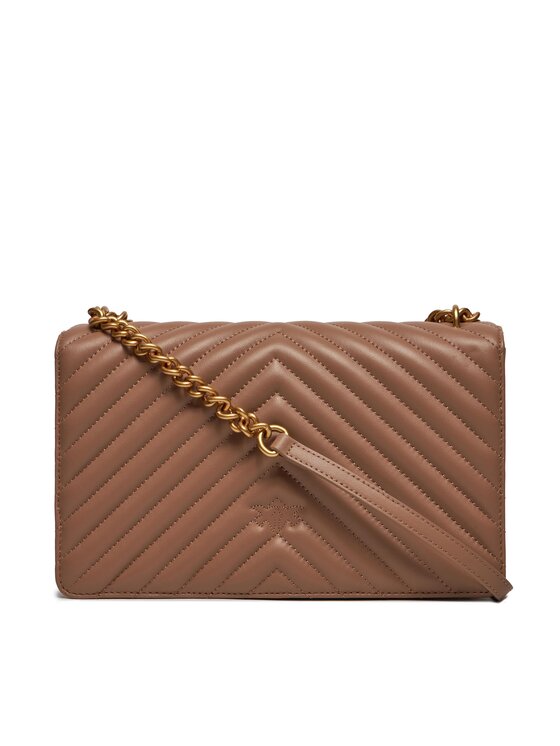 PINKO Pinko Τσάντα Love One Classic Dc PE 24 PLTT 100941 A0GK Καφέ