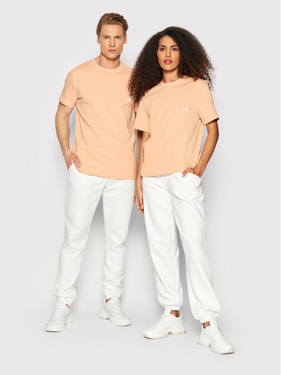 Kangol Majica Unisex Essential KLEU006 Oranžna Relaxed Fit