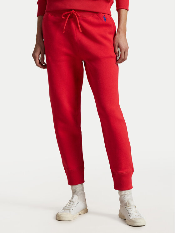 Polo Ralph Lauren Polo Ralph Lauren Teplákové kalhoty 211949978023 Červená Tapered Fit