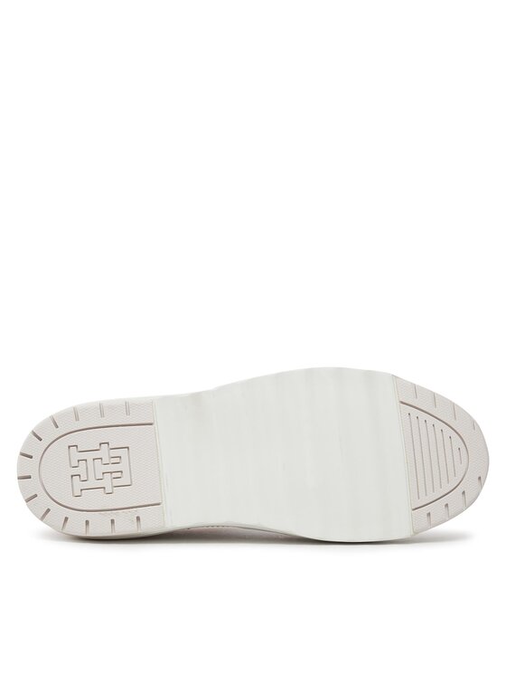 Tommy Hilfiger Tommy Hilfiger Tenisice Th Basket Sneaker Lo FW0FW07756 Siva