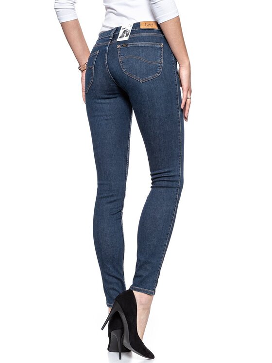Lee Lee Jeansy SCARLETT Niebieski Skinny Fit