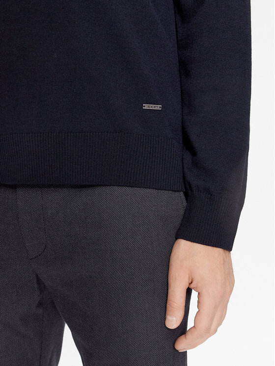 JOOP! JOOP! Sweter 30032603 Granatowy Modern Fit