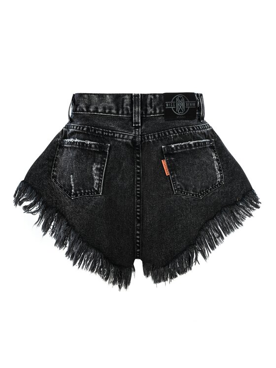 MissDenim MissDenim Džínsové šortky Skorts Čierna Regular Fit