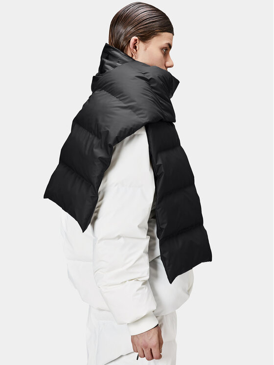 Rains Rains Κασκόλ Harbin Puffer Scarf W2T3 16300 Μαύρο
