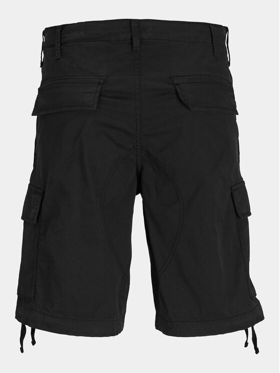 Jack & Jones Jack & Jones Szorty materiałowe Cole 12253122 Czarny Loose Fit