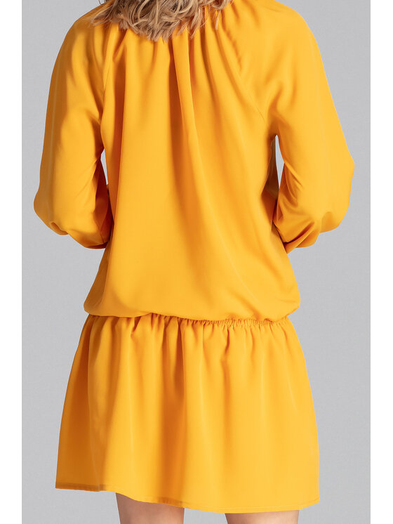 FIGL FIGL Φόρεμα M661 Κίτρινο Regular Fit
