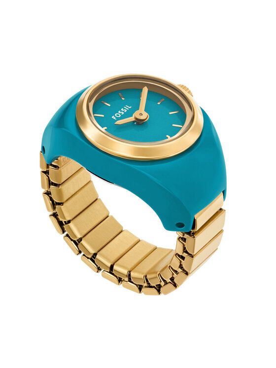 Fossil Fossil Ρολόι Watch Ring ES5415 Τυρκουάζ