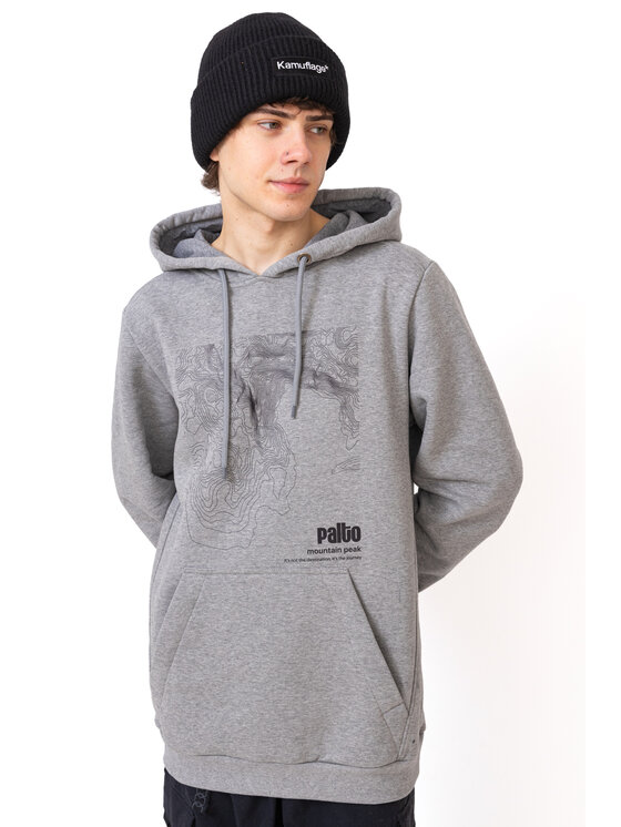 Palto Palto Bluza Mountain Peak Szary Long Fit