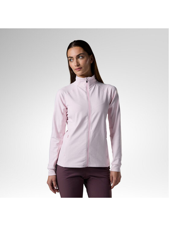 Rossignol Rossignol Bluza techniczna W Mid Layer Stretch Jkt Różowy jasny Slim Fit